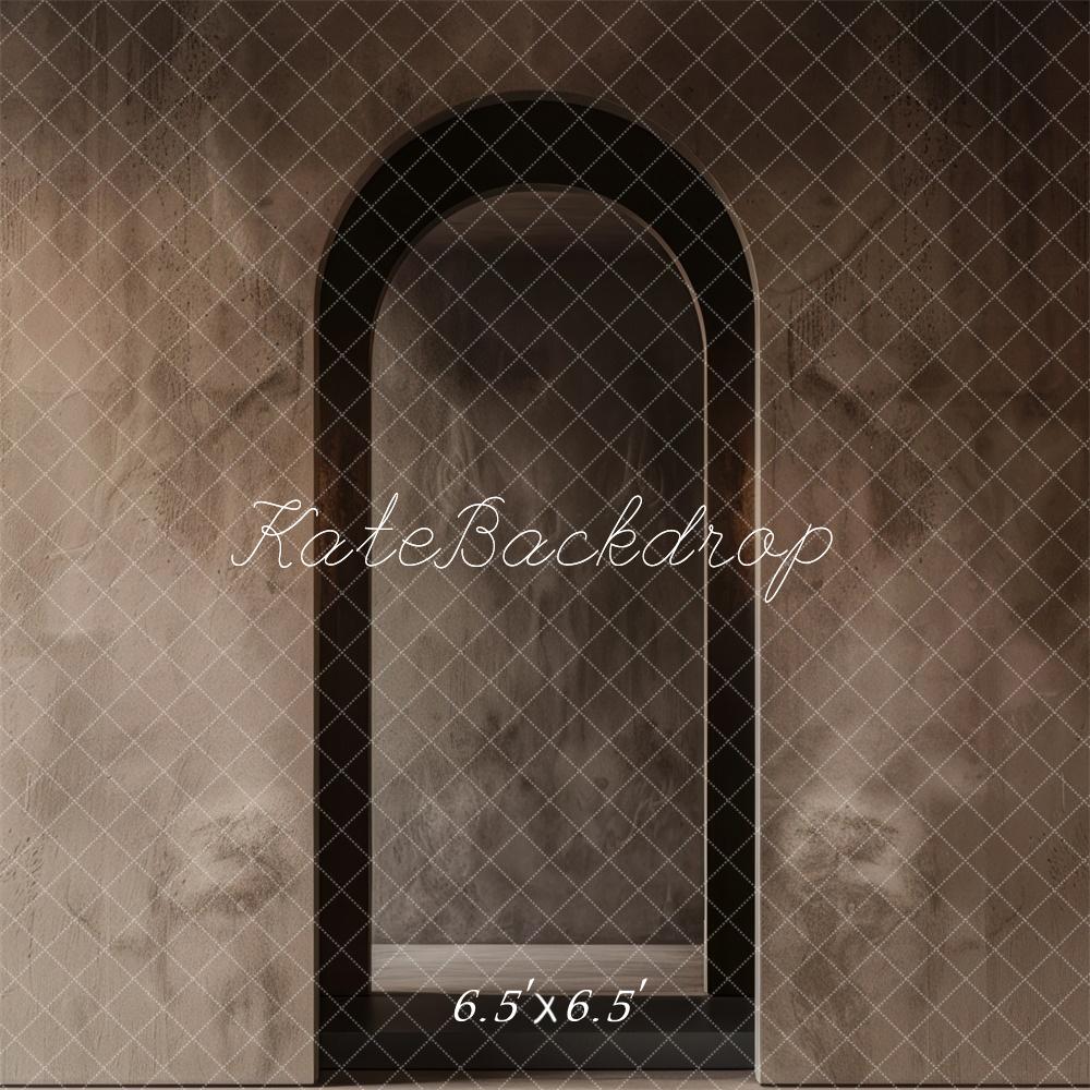 Gray Stone Archway Interior Backdrop Diseñado por Mini MakeBelieve