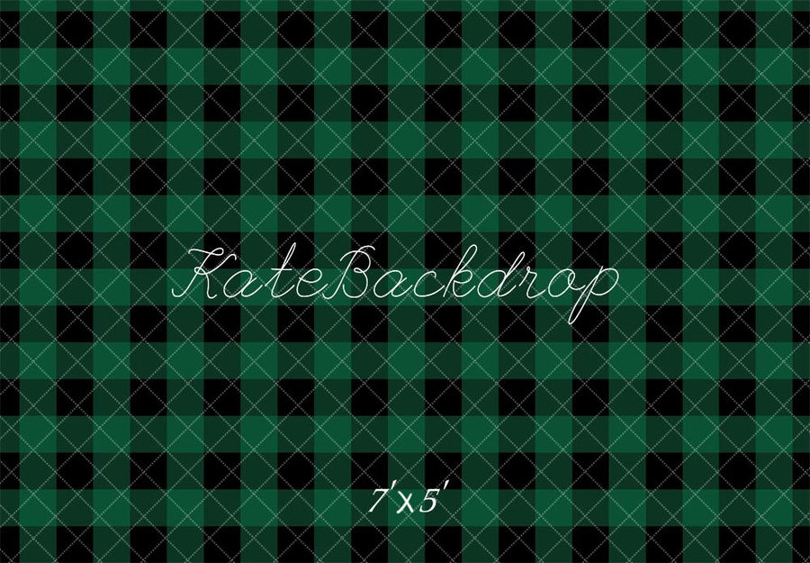 Inicio Kate Green Buffalo Plaid Pattern Backdrop Designed by Mandy ...