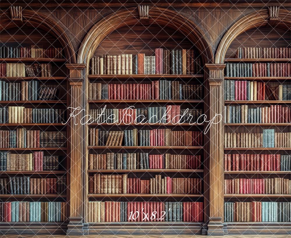 Fondo de Estantería de Libros Arco Vintage Diseñado por Mini MakeBelieve