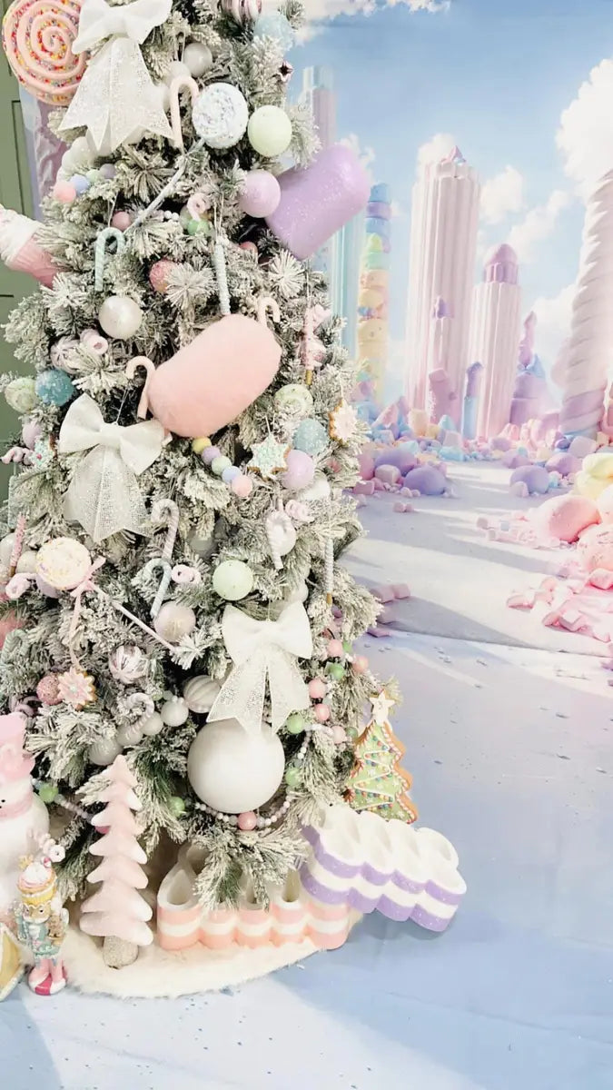 Kate Fantasy Candyland Pastel Lollipop Backdrop Designed by Emetselch