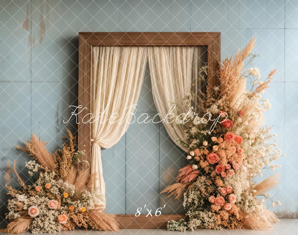 Fondo de Boda Floral Boho diseñado por Emetselch