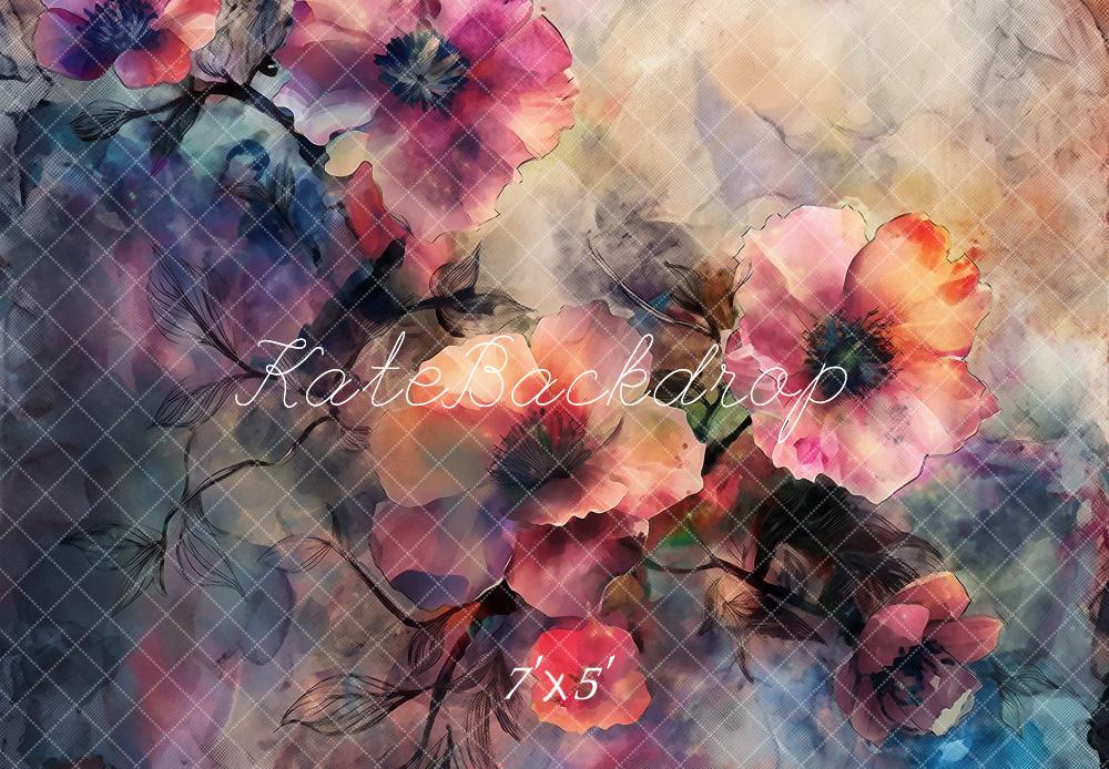 Kate Fine Art Floral Vintage Backdrop Designed by Kerry Anderson