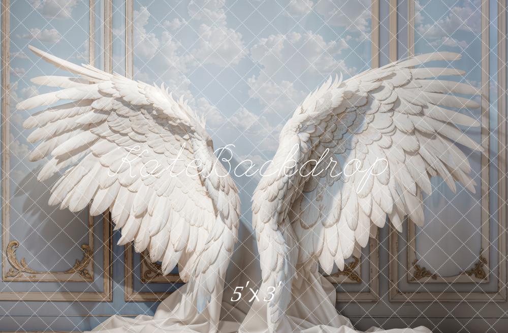 Fantasy Angel Wings Vintage Foto Achtergrond Designed by Emetselch