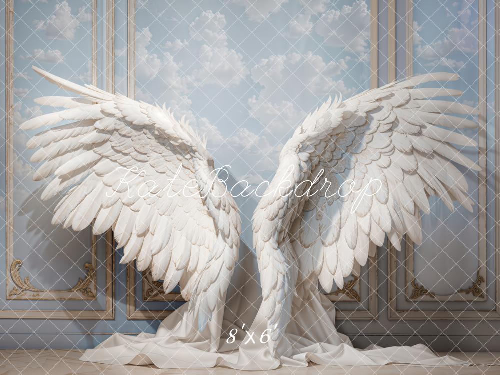 Fantasy Angel Wings Vintage Foto Achtergrond Designed by Emetselch