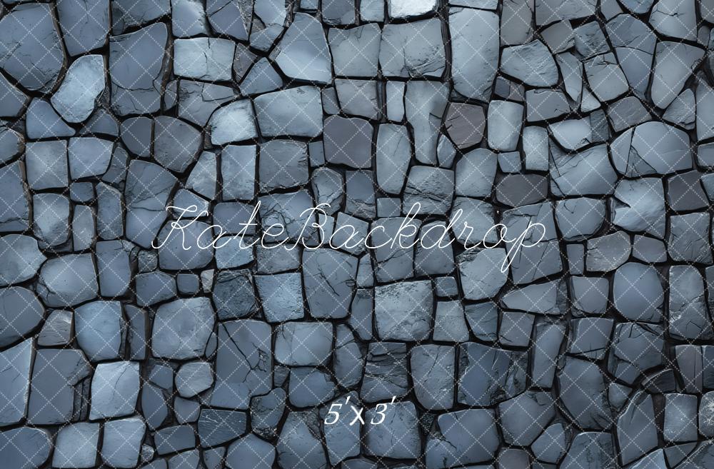 Kate Cobblestone Gray Floor Backdrop Designed by Emetselch