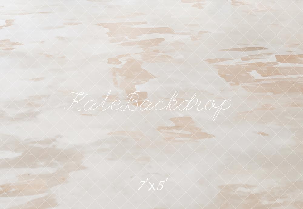 Kate Neutral Abstract Texture Beige Floor Backdrop Designed by Kate Image