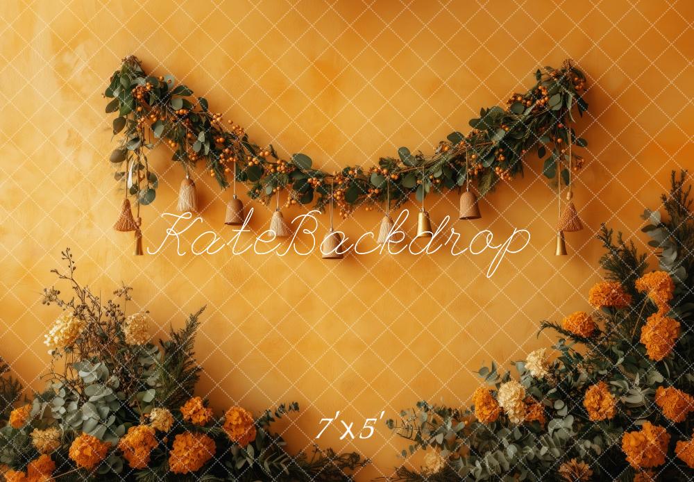 Kate Fall Rustic Floral Garland Backdrop Designed by Patty Roberts