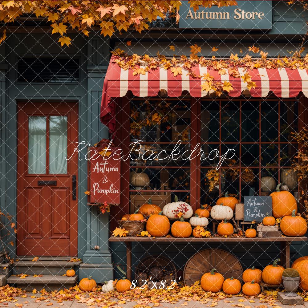 Store d'Autunno Foglia d'Acero Pumpkin Backdrop Designed by Emetselch