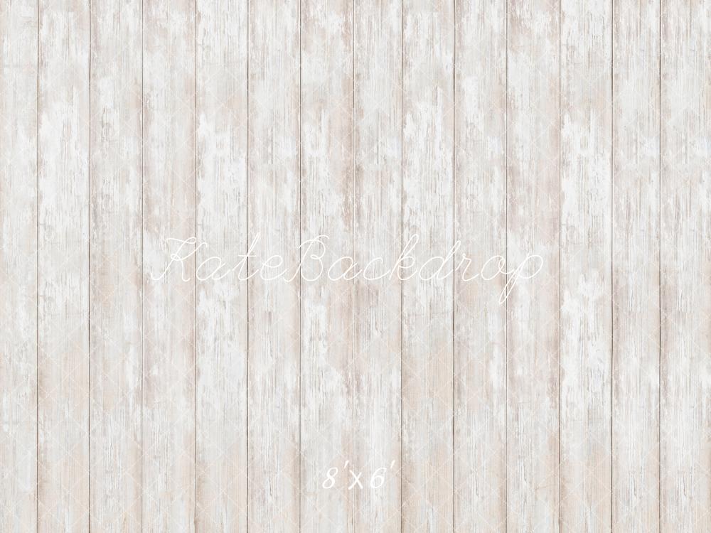 Kate Rustic White Wood Floor Backdrop Designed by Kate Image