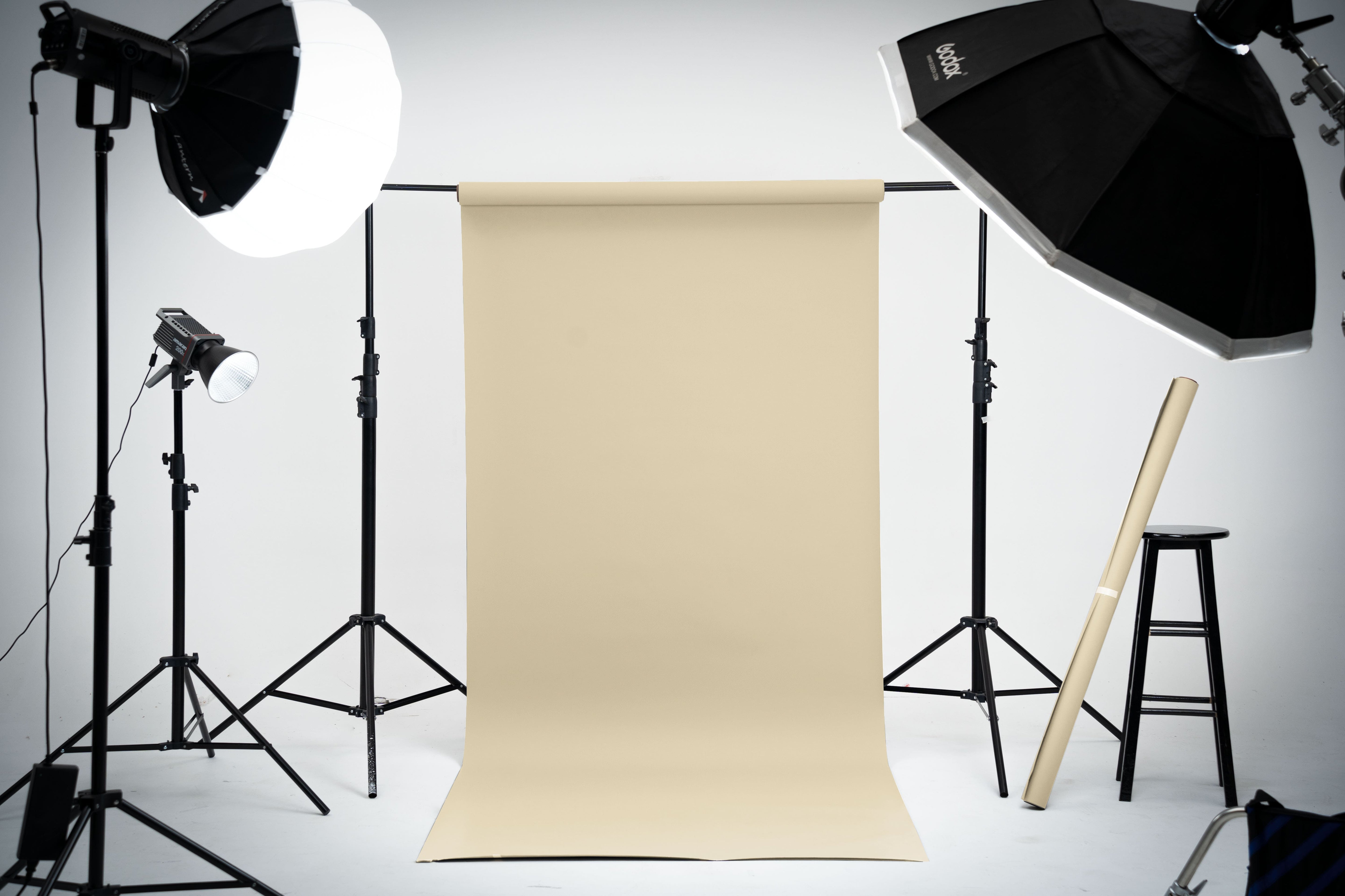 RTS Beige Seamless Paper Backdrop for Photography (ALLEEN VS)