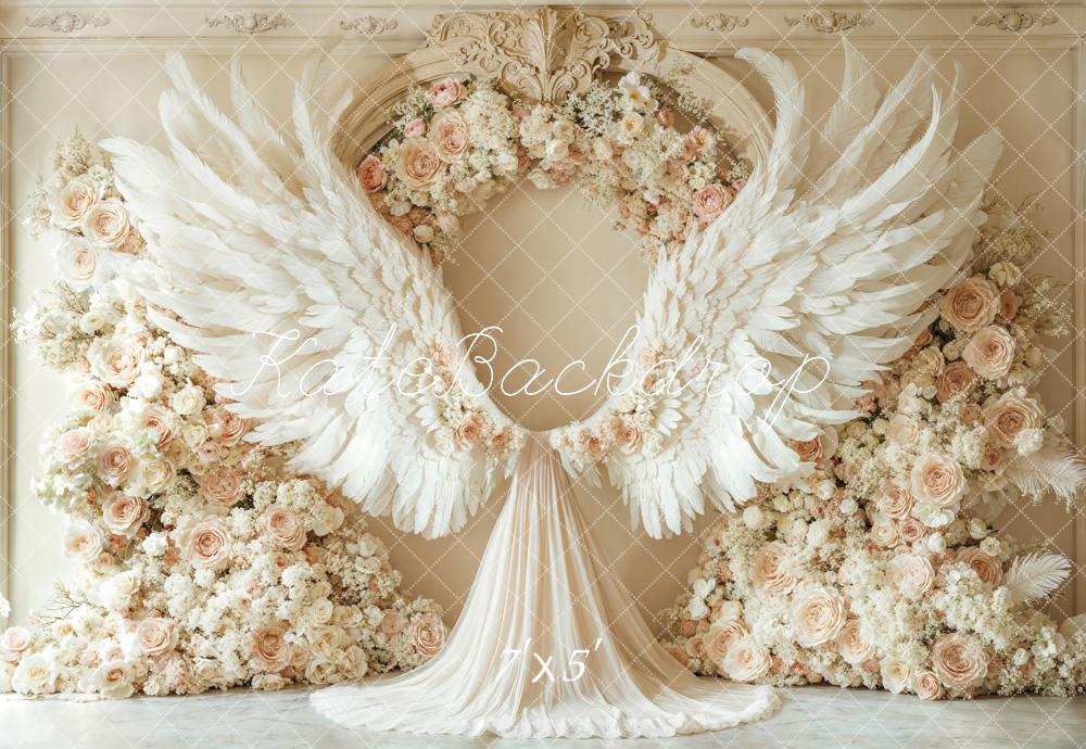 Kate Dreamy Angel Floral Wedding Backdrop Designed by Emetselch