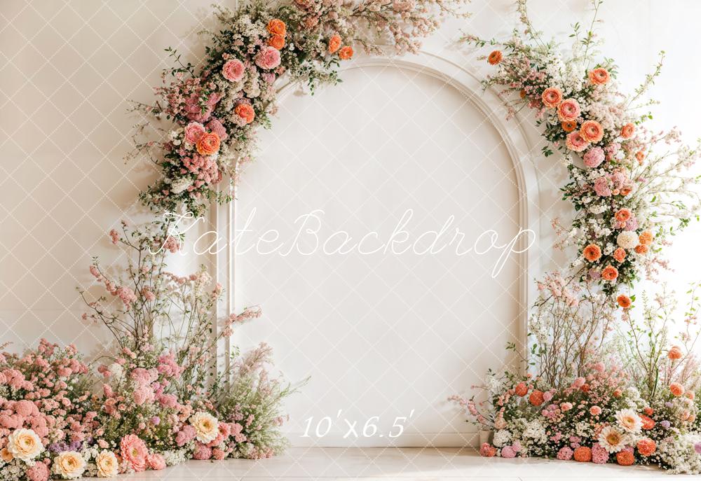 Spring Floral Arch Foto Achtergrond Designed by Emetselch