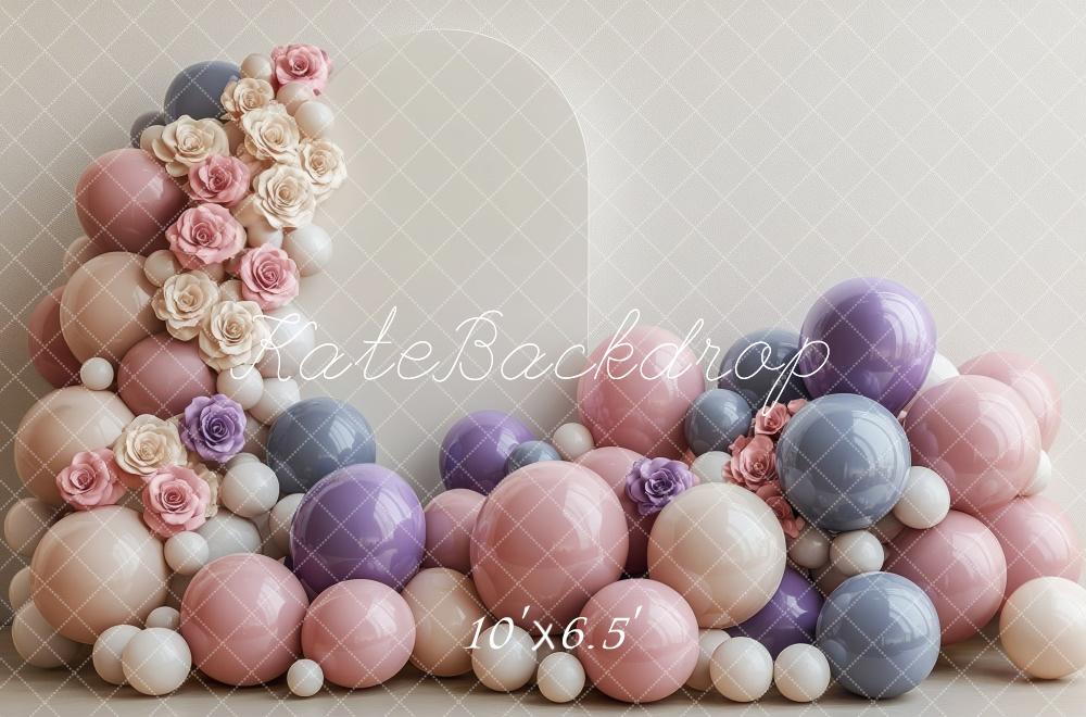 Kate Wedding Balloon Flower Arch Backdrop Designed by Mini MakeBelieve