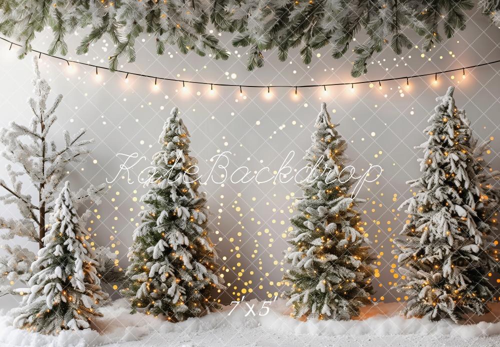 Kate Christmas Snowy Trees Backdrop Designed by Patty Roberts