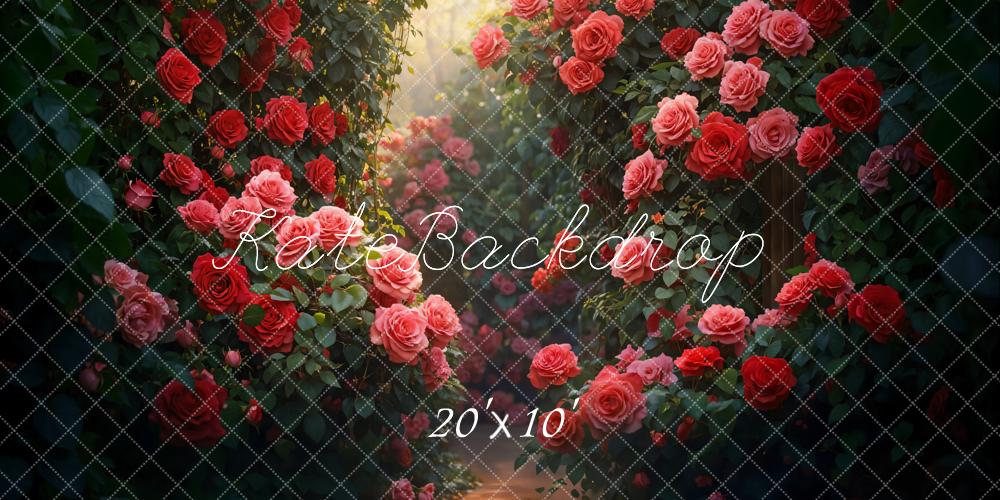 Kate Romantic Rose Garden Backdrop Designed by Emetselch