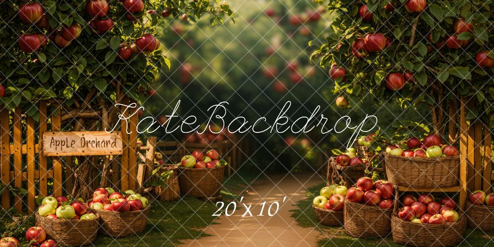 Fall Apple Orchard Foto Achtergrond Designed by Emetselch