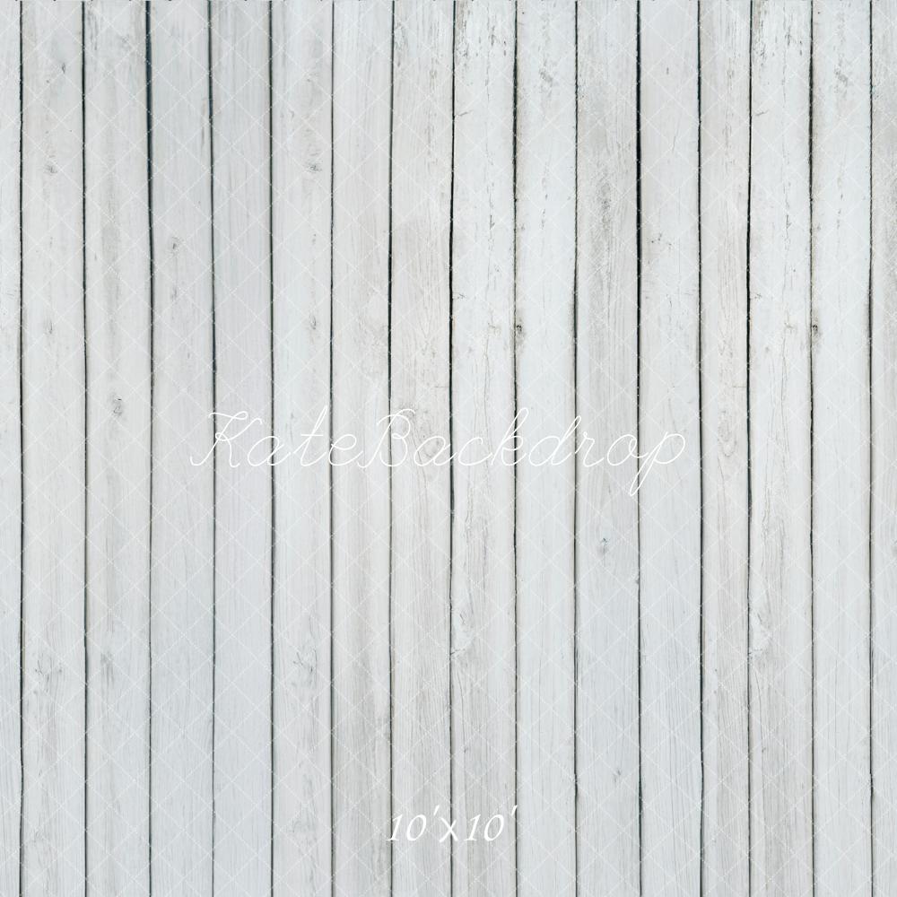 Kate White Gray Wooden Floor Backdrop Designed by Kate Image