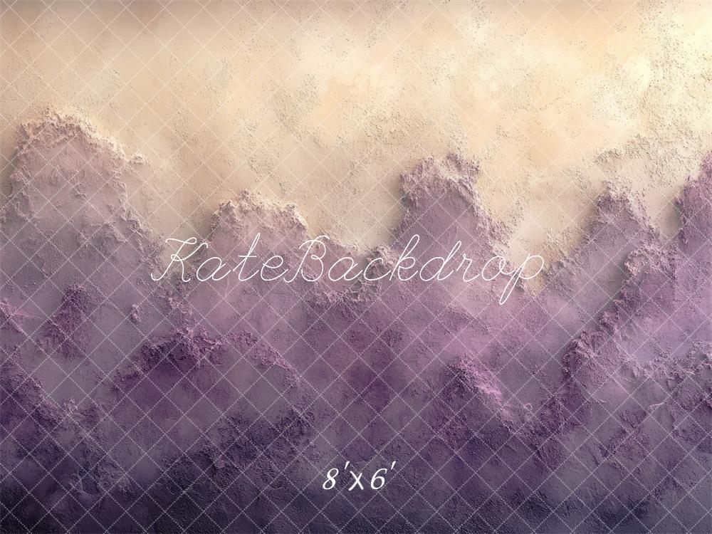 TEST Kate Purple Abstract Texture Wall Backdrop Designed by Mini MakeBelieve