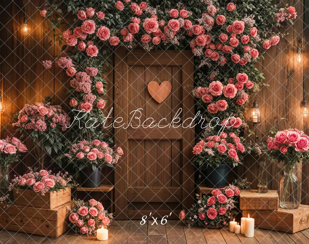 Kate Floral Arch Rustic Wedding Backdrop Designed by Emetselch