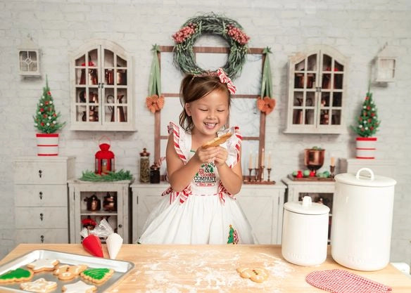 Kerstachtergrond binnenshuis voor fotografie