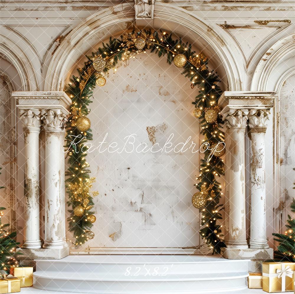 Kate Christmas Tree Vintage Arch Backdrop Designed by Patty Roberts