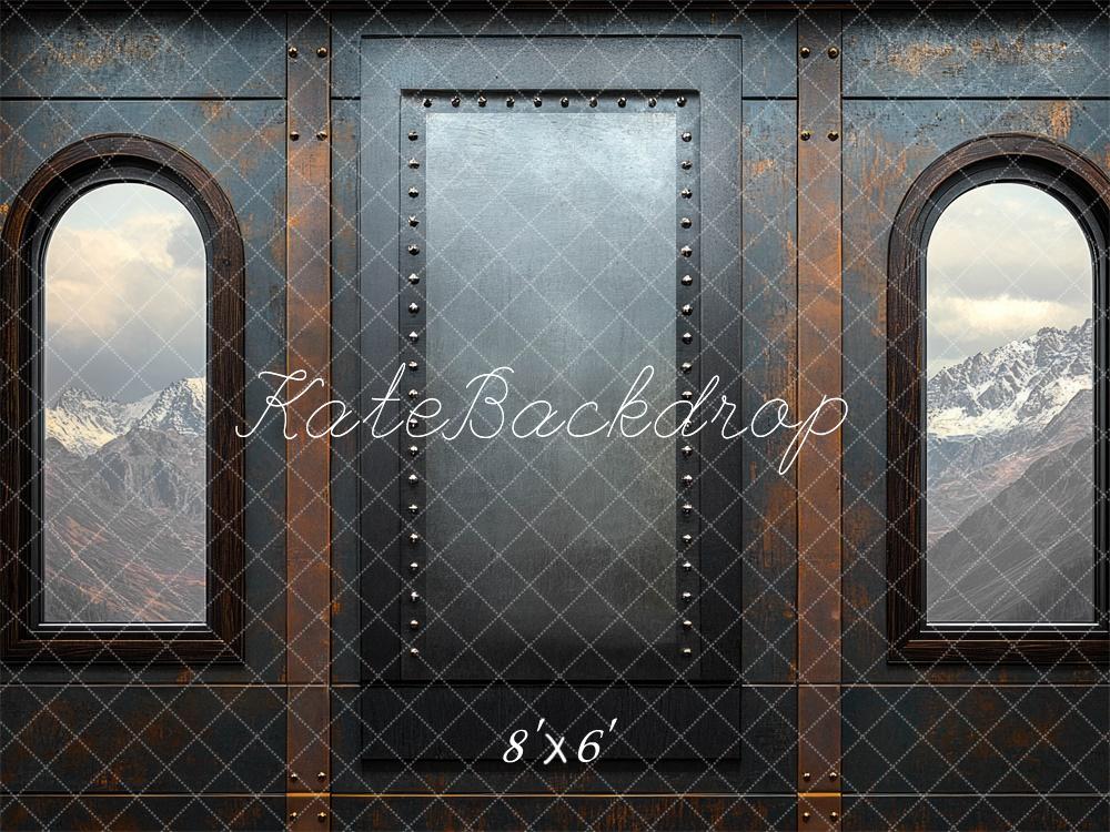 Kate Father's Day Steel Interior Train Window Backdrop Designed by Mini MakeBelieve