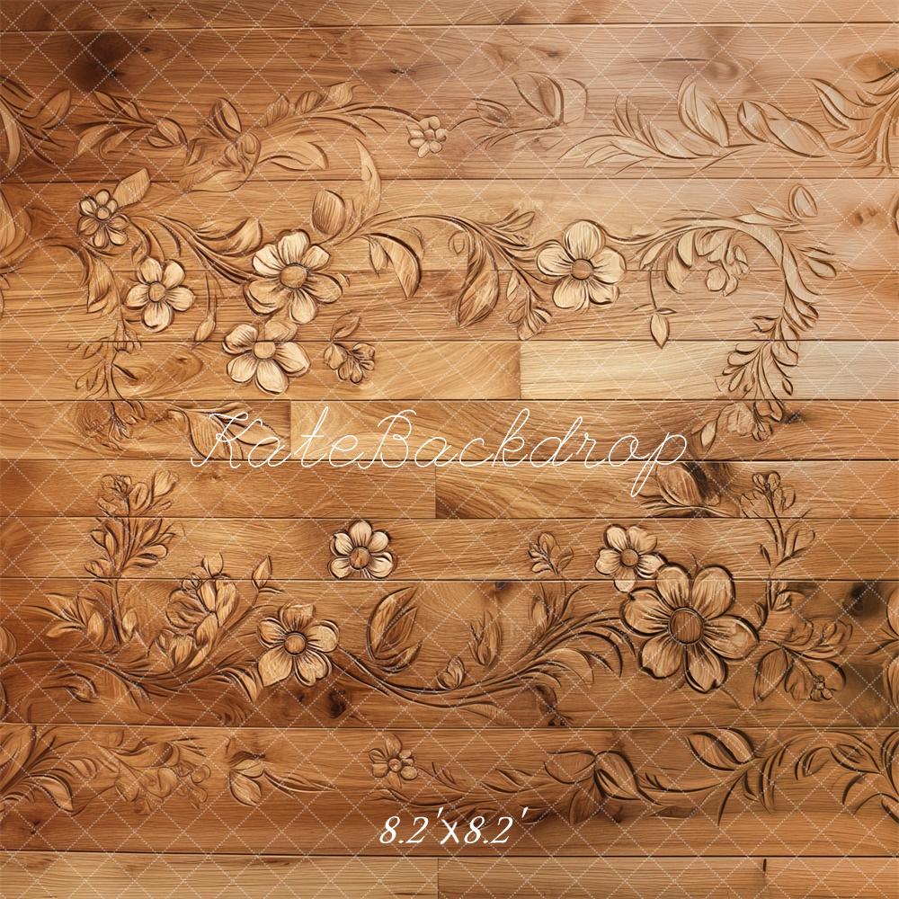 Kate Floral Wood Carving Floor Backdrop Designed by Mini MakeBelieve