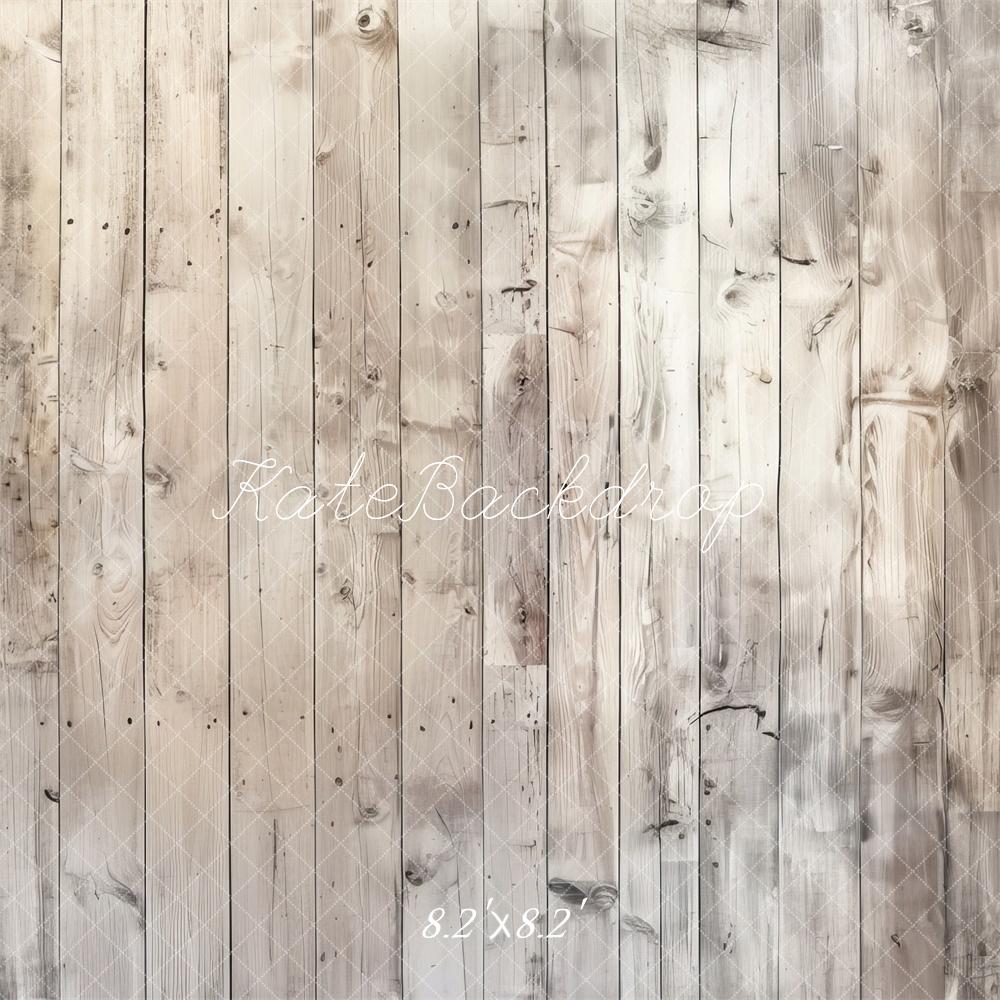 Kate Vintage Wooden Plank Backdrop & Rubber Floor Mat Designed by Lidia Redekopp