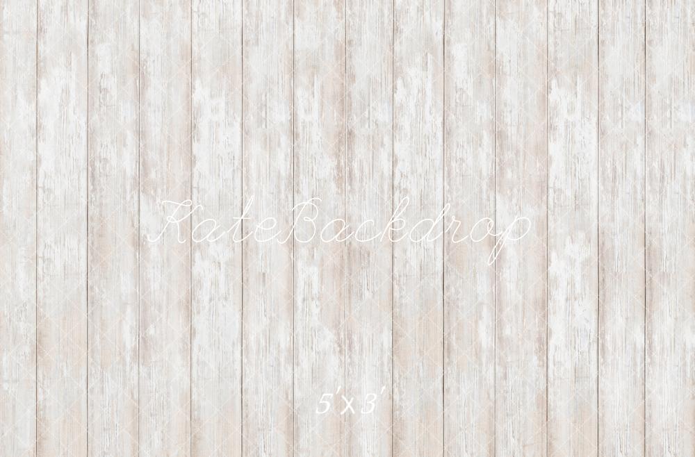 Kate Rustic White Wood Floor Backdrop Designed by Kate Image