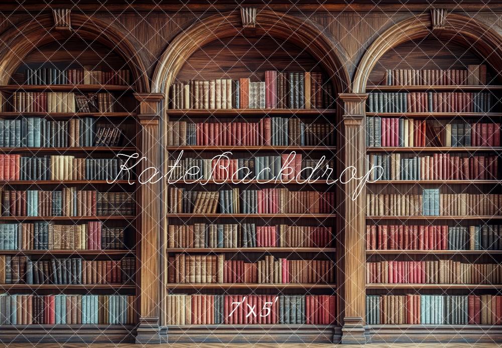 Fondo de Estantería de Libros Arco Vintage Diseñado por Mini MakeBelieve