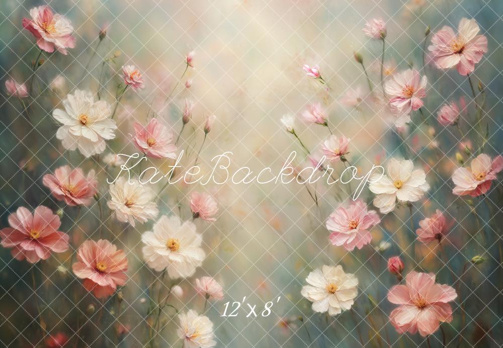 Fondo Pastel Floral de Arte Fino de Primavera Diseñado por Emetselch