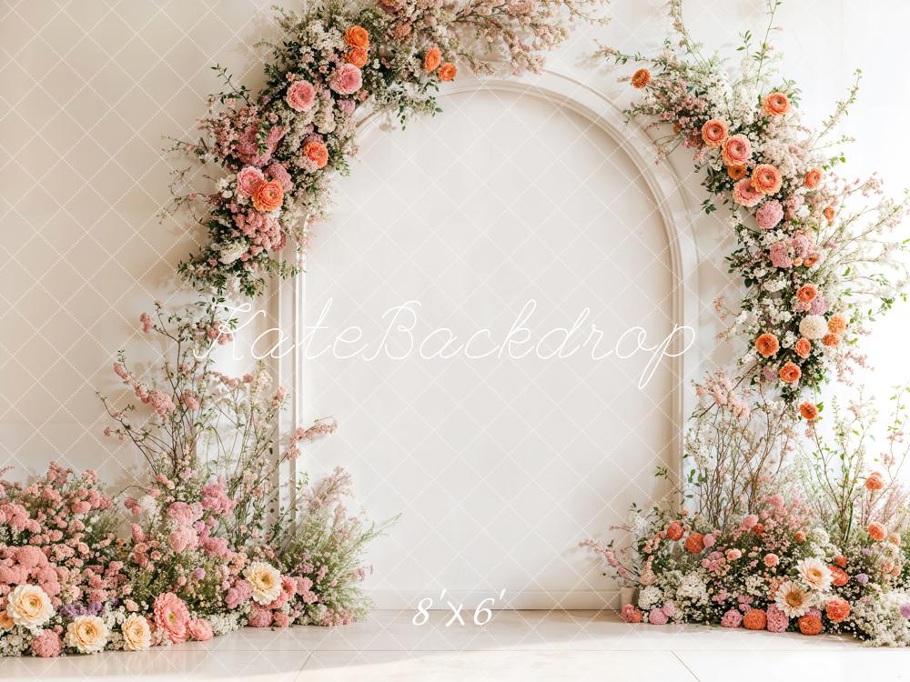 Spring Floral Arch Foto Achtergrond Designed by Emetselch