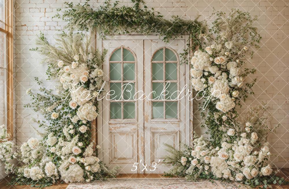 Lightning Deal #5  Kate Spring Wedding Floral Door Backdrop Designed by Emetselch