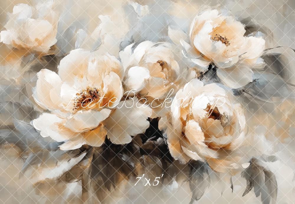 Kate Fine Art Vintage White Floral Backdrop Designed by Lidia Redekopp