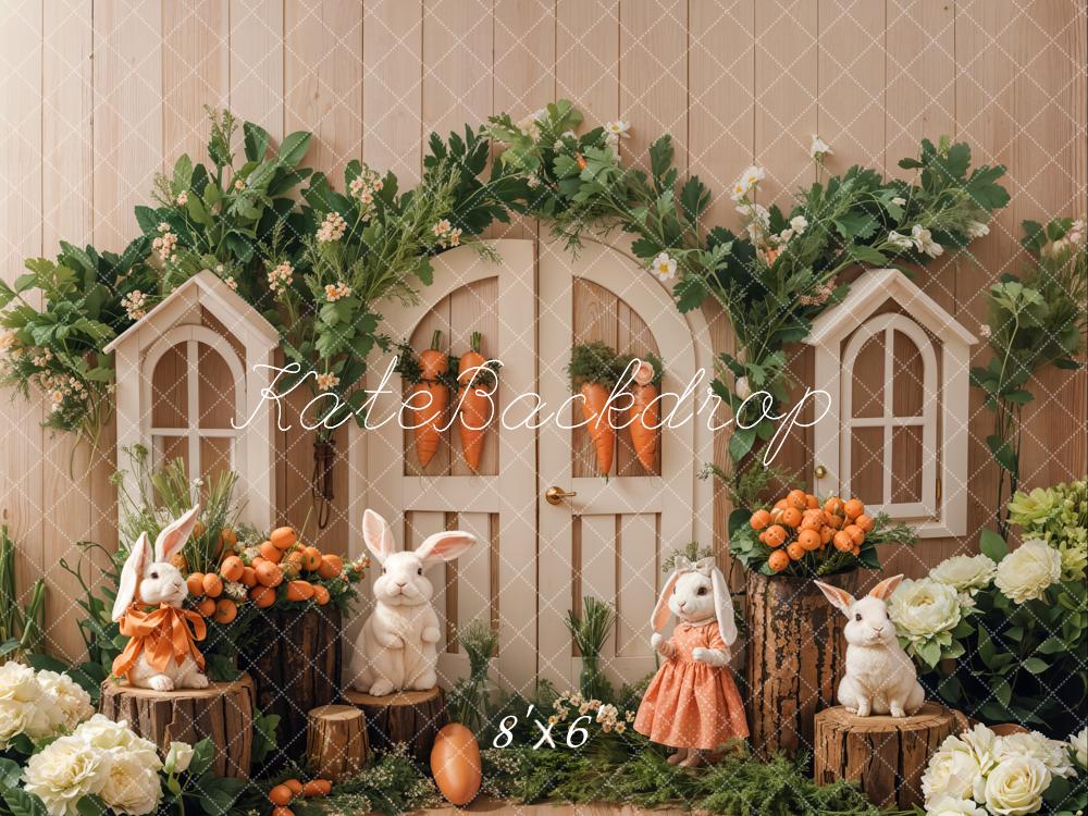 Kate Easter Bunny Garden Backdrop Designed by Emetselch