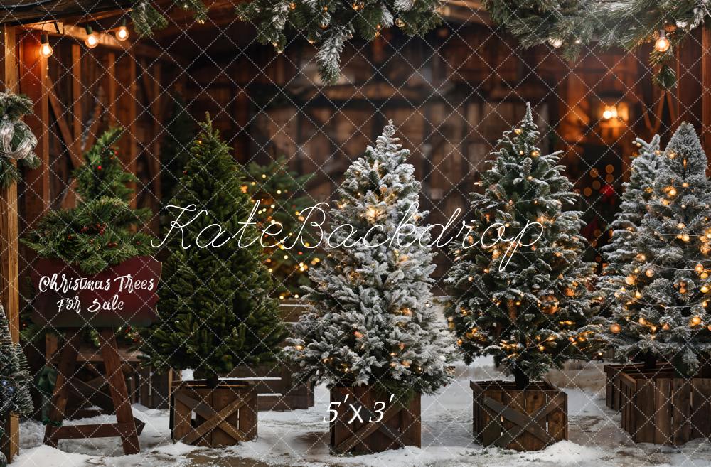 Kate Christmas Tree Store Backdrop Designed by Emetselch