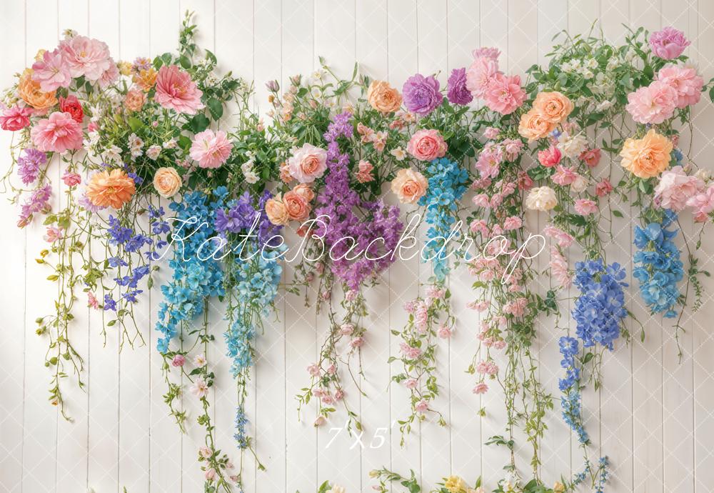 Kate Spring Flower Arch Colorful Backdrop Designed by Emetselch