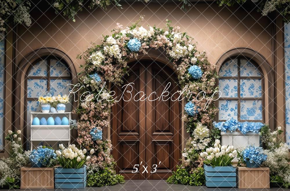 Kate Spring Flower Arch Easter Door Backdrop Designed by Mini MakeBelieve