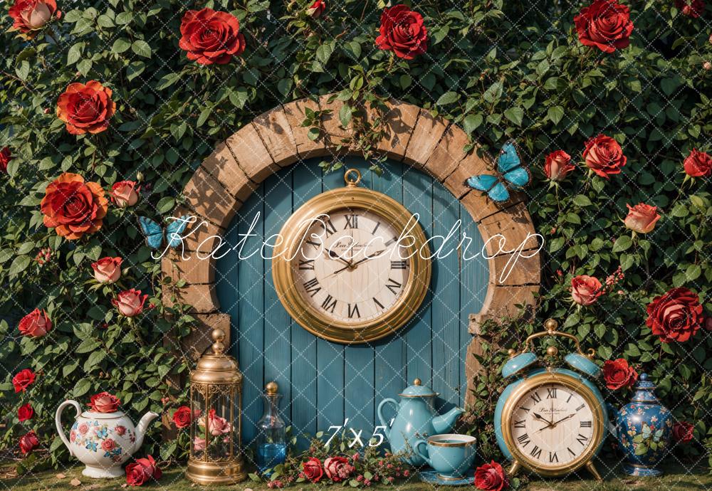 Orologio Vintage da Giardino Background