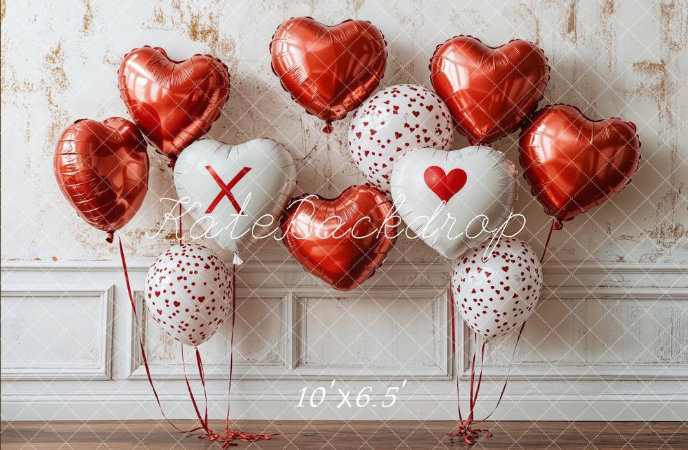 Kate Valentine Heart Balloon Wall Backdrop Designed by Emetselch