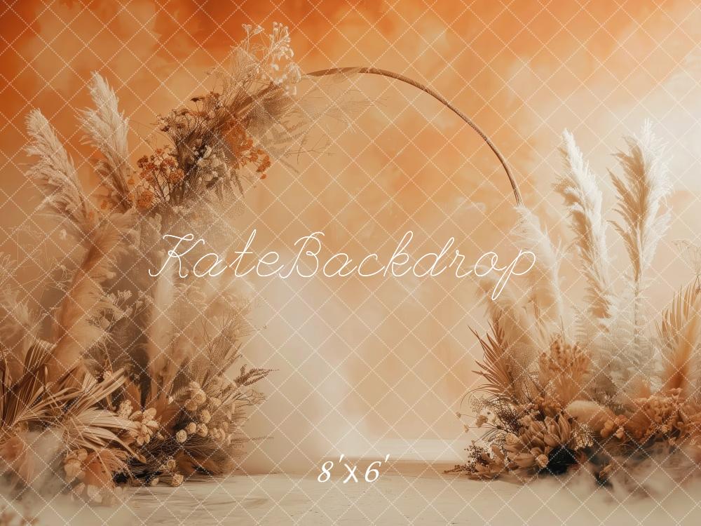 Fall Boho Boog Oranje Foto Achtergrond Designed by Patty Robert