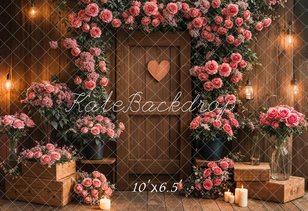 Kate Floral Arch Rustic Wedding Backdrop Designed by Emetselch