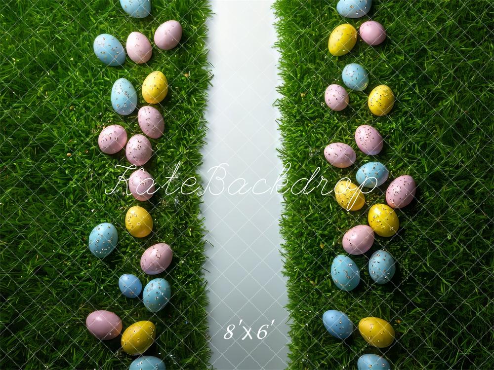 Kate Easter Egg Green Grass Floor Backdrop Designed by Mini MakeBelieve