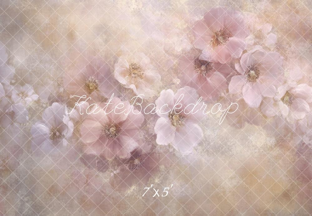 Kate Fine Art Floral Soft Pink Backdrop Designed by Lidia Redekopp