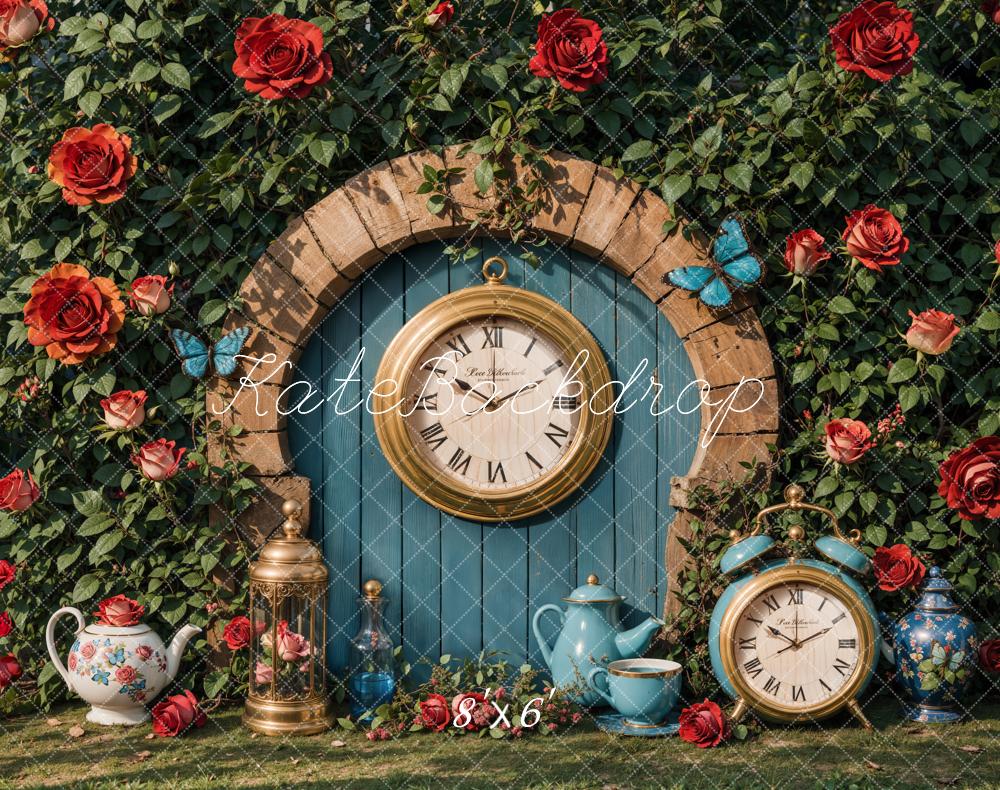 Orologio Vintage da Giardino Background