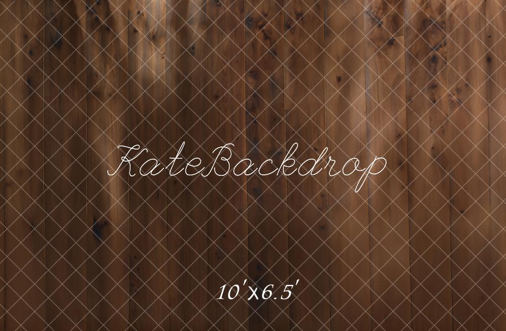 Kate Dark Brown Wooden Floor Backdrop Designed by Kate Image