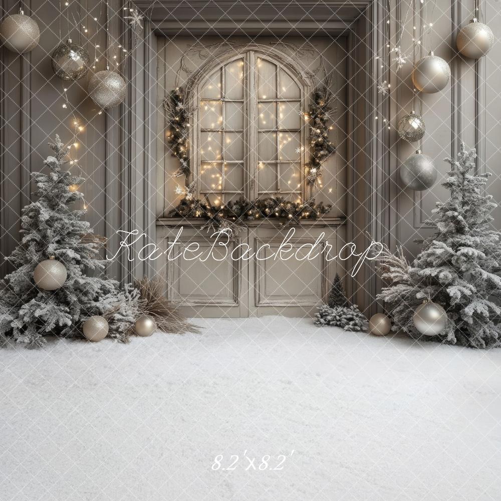 Kate Christmas Tree Winter Window  Backdrop Designed by Lidia Redekopp