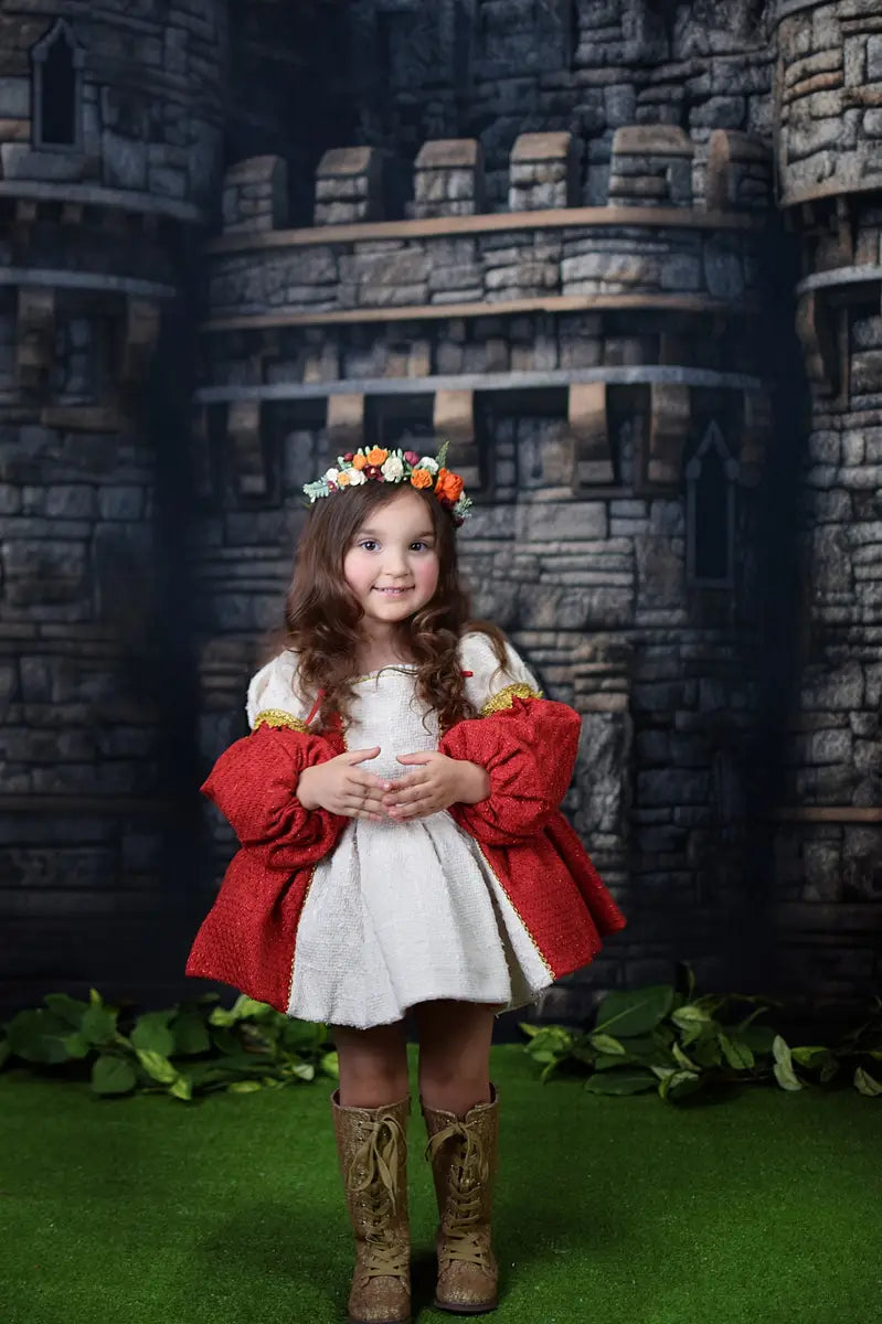 Kate Medieval Castle Exterior Backdrop Designed by Mandy Ringe Photography