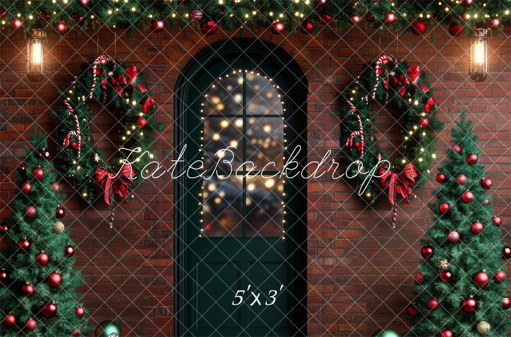 Kate Christmas Tree Wreath Door Backdrop Designed by Lidia Redekopp