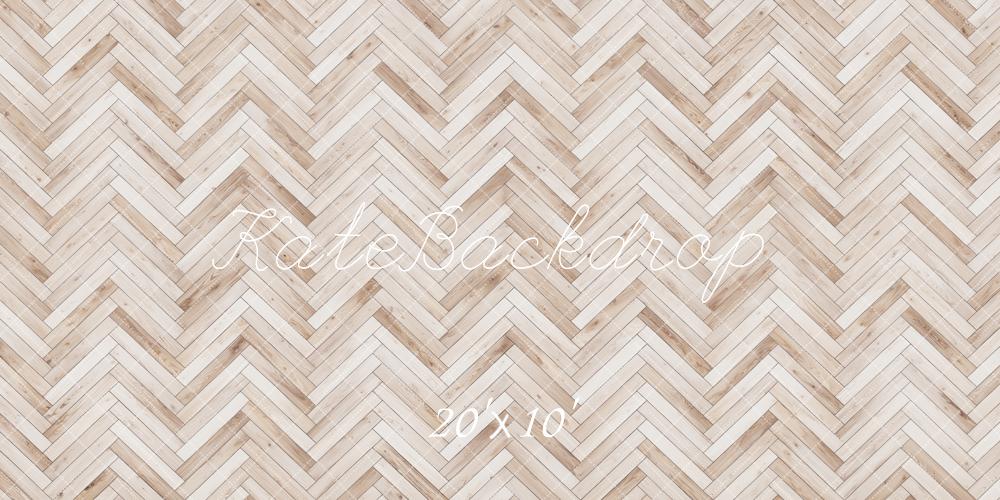 Kate Herringbone Wood Floor Backdrop Designed by Kate Image